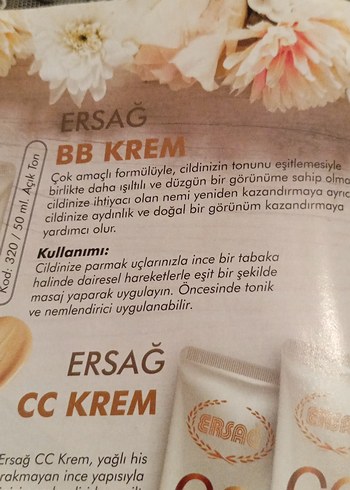 ERSAĞ Açık Ton BB Krem 50ml - Görsel 4