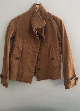 Kısa trenchcoat 