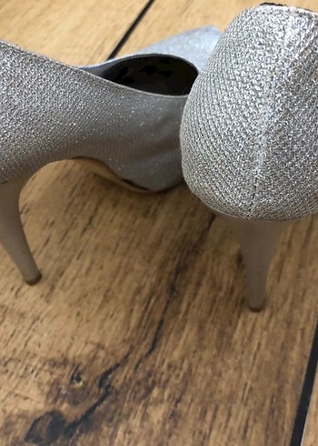 39 Beden gri Renk 10cm topuklu ayakkabı