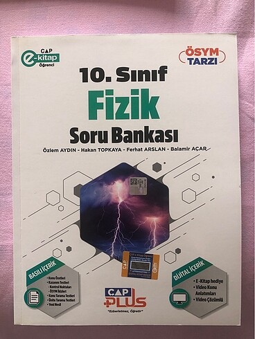 10.sınıf fizik soru bankası çap plus