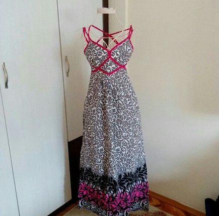 Maxi boy elbise