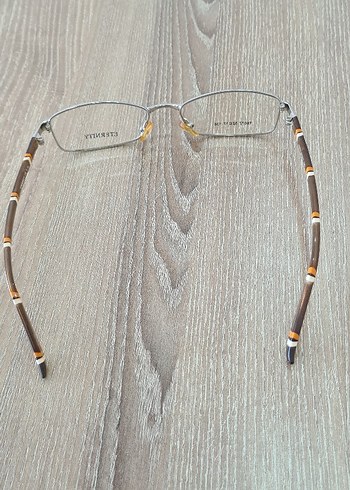 Beden kahverengi Renk Bej Katlamalı Minimalist Kadın Gözlüğü