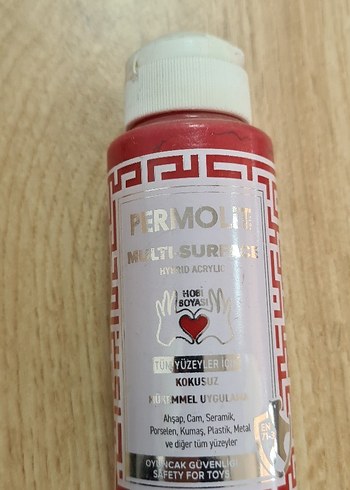 PERMOLİT MARKA HOBİ (AKRİLİK) BOYA - Görsel 3