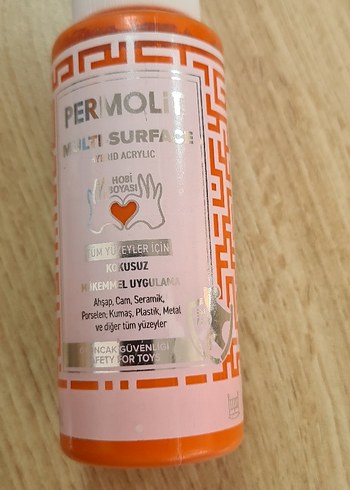 PERMOLİT MARKA HOBİ (AKRİLİK) BOYA - Görsel 3