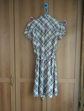 Vintage Love let' s go marka ,ekose elbise - gomlek..