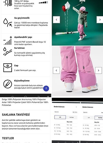 Decathlon Wedze 500 Çocuk Kayak Pantolonu.. - Görsel 9