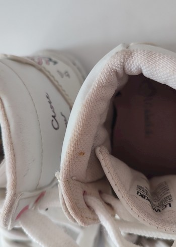Beyaz Çocuk Cırt Cırtlı Sneaker
