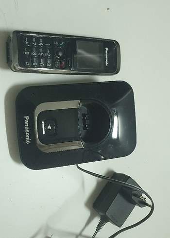 Panasonic Siyah Kablosuz Telefon - Görsel 4