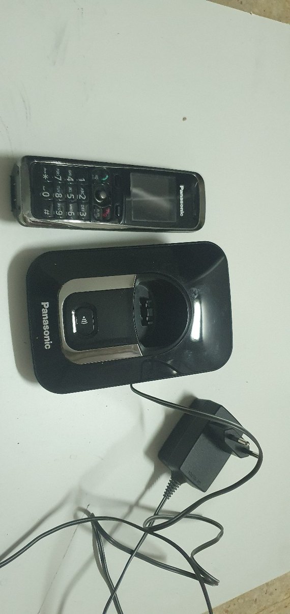 Panasonic Siyah Kablosuz Telefon - Görsel 4