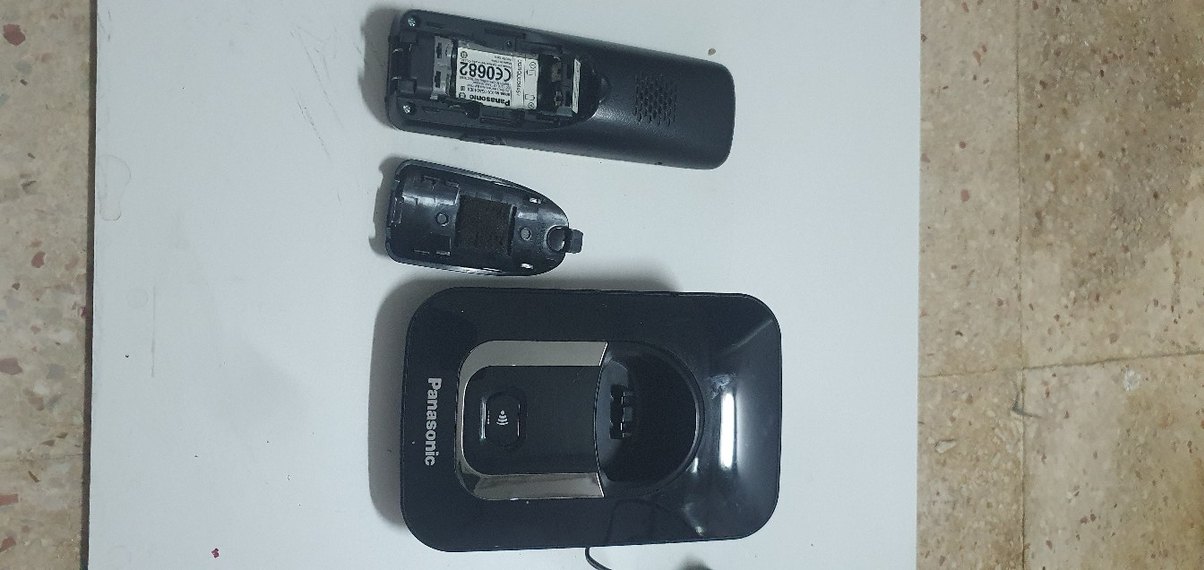 Panasonic Siyah Kablosuz Telefon - Görsel 2