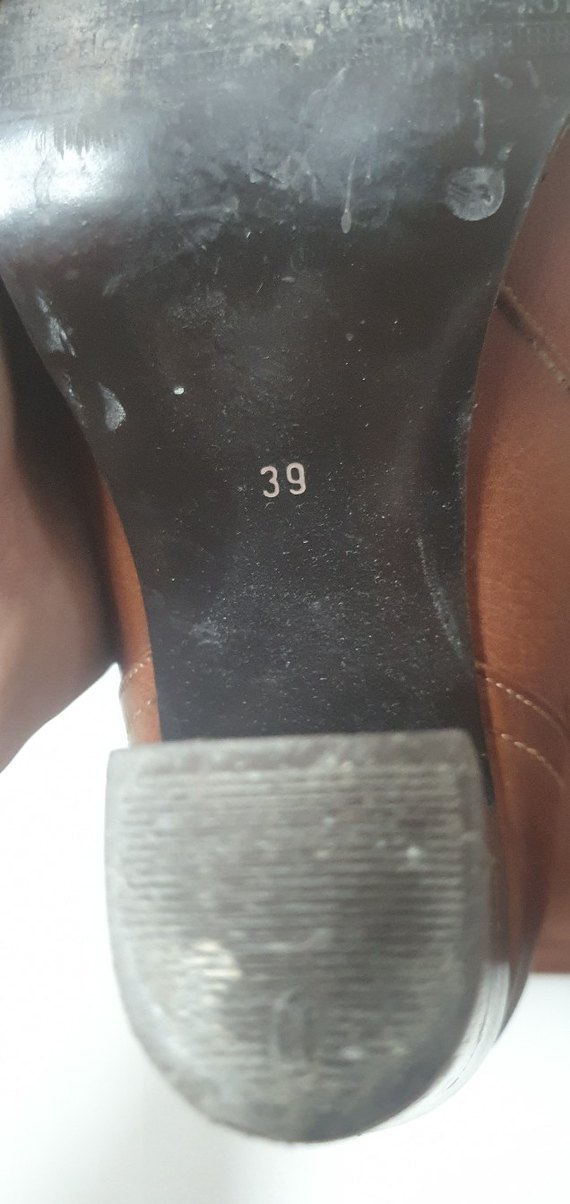 Kahverengi Deri Tokalı Kadın Dizüstü Bot - Görsel 3