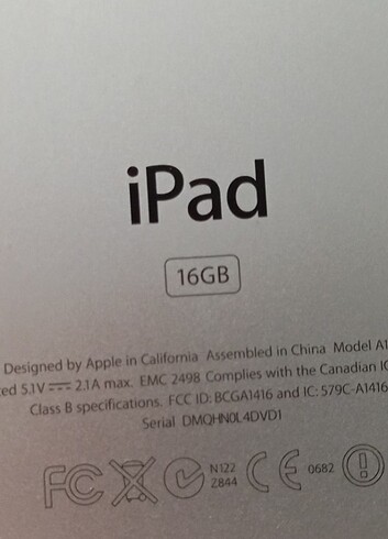  Beden Renk HASARLI İPAD 2 
