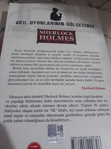  Beden SHERLOCK HOLMES SERİSİ