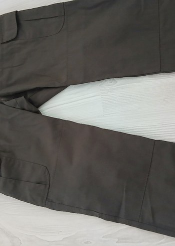 m Beden kahverengi Renk Kemerli, Normal Boy, Regular Fit Erkek Pantolon