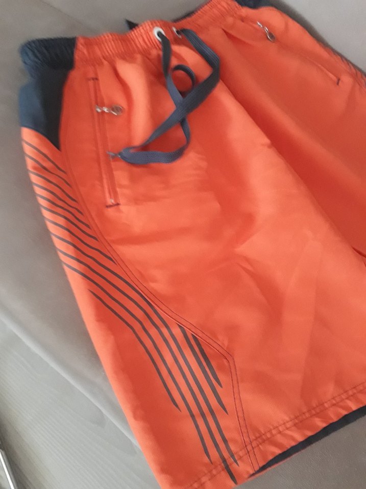 Turuncu Erkek Mini Spor Şort - Görsel 4