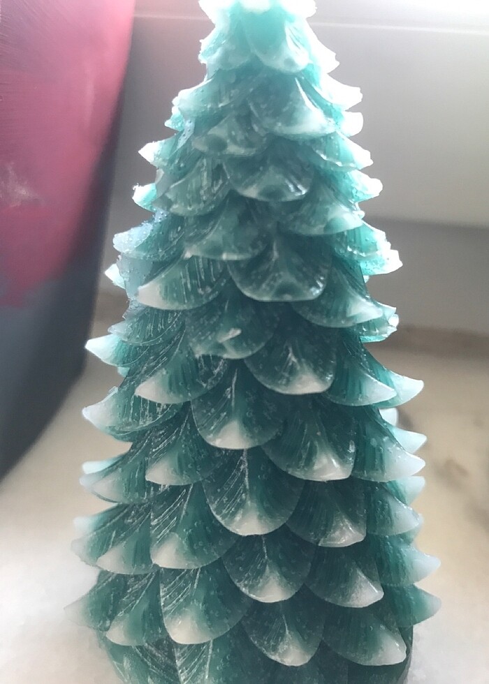 El yapımı Çam ağacı mum - Görsel 3