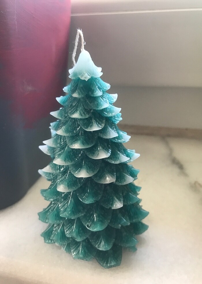 El yapımı çam ağacı mum - Görsel 2