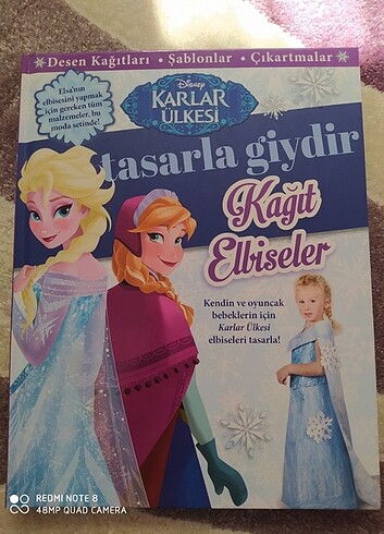Elsa etkinlik elbise yapım kitabı 