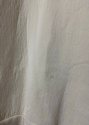 Kadın Beyaz Basic Uzun Kollu Sweatshirt - Görsel 2