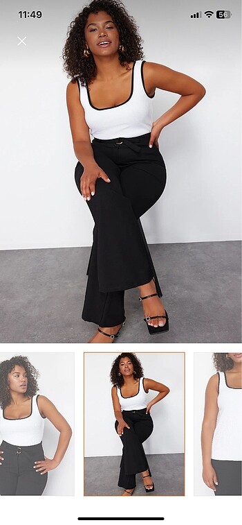 xxl Beden curve crop bluz