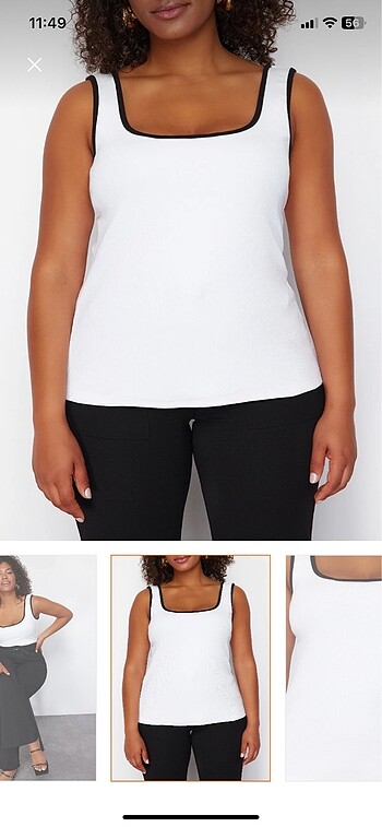 xxl Beden beyaz Renk curve crop bluz