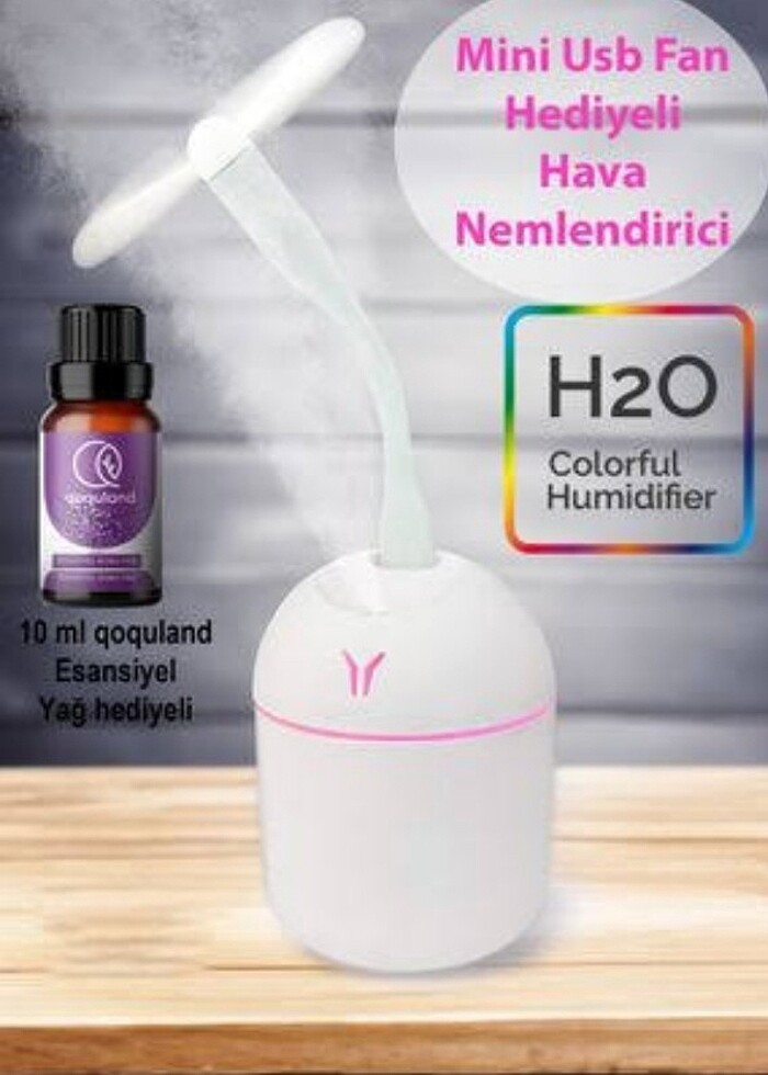 Fanlı Buhar Nemlendirici Koku Makinası - Görsel 2