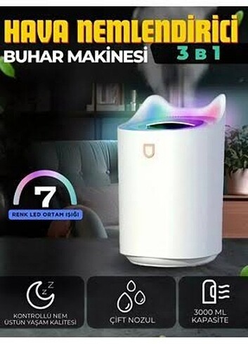 3000Ml Hava Buhar Koku Nemlendirici Makinasi - Görsel 2