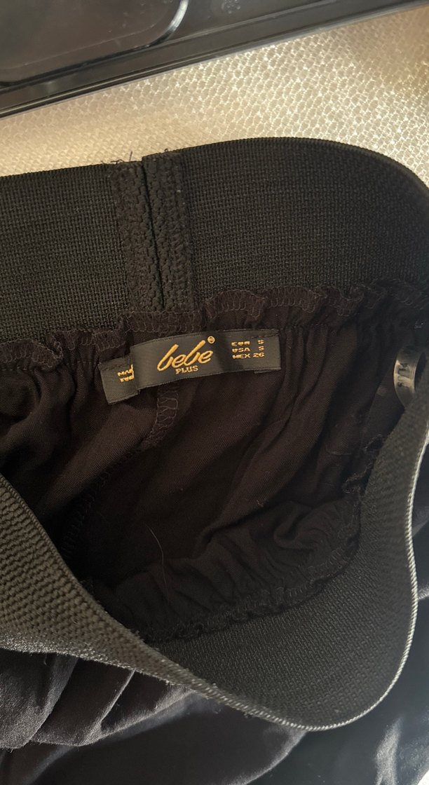 Siyah Salaş Uzun Kadın Pantolon - Görsel 4