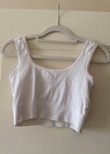 Beyaz Spor Sütyeni Midi Boy - Görsel 4