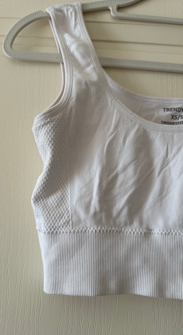 Beyaz Spor Sütyeni Midi Boy - Görsel 3