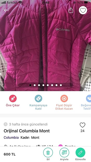 Orijinal columbia