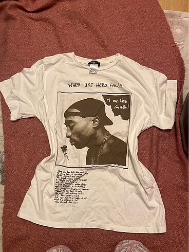 2pac oversize tisort
