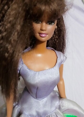 1997 twirlin make up Teresa Barbie oyuncak bebek , zenci bebek