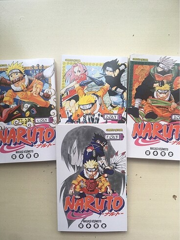  Naruto 1,2,3,7 (Tekli satmıyorum)