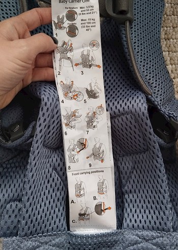 BabyBjörn one Air kanguru - Görsel 8