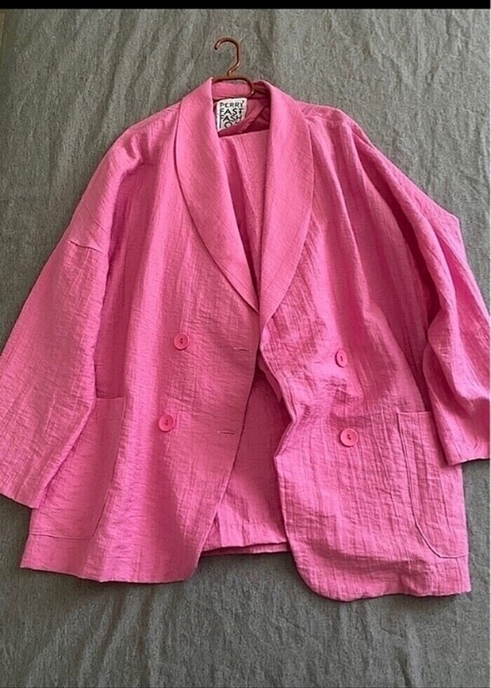 pembe ceket takım - Görsel 2