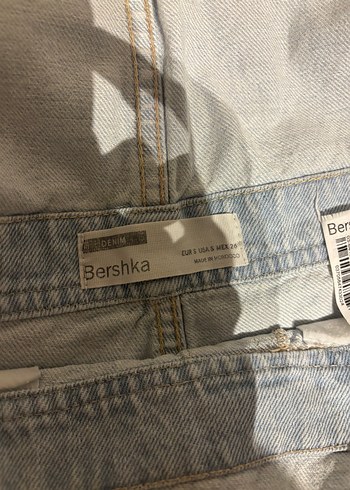 Bershka Kot Kısa Salopet - Görsel 3