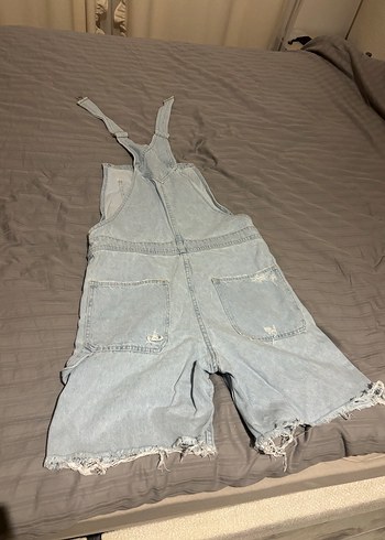 Bershka Kot Kısa Salopet - Görsel 4