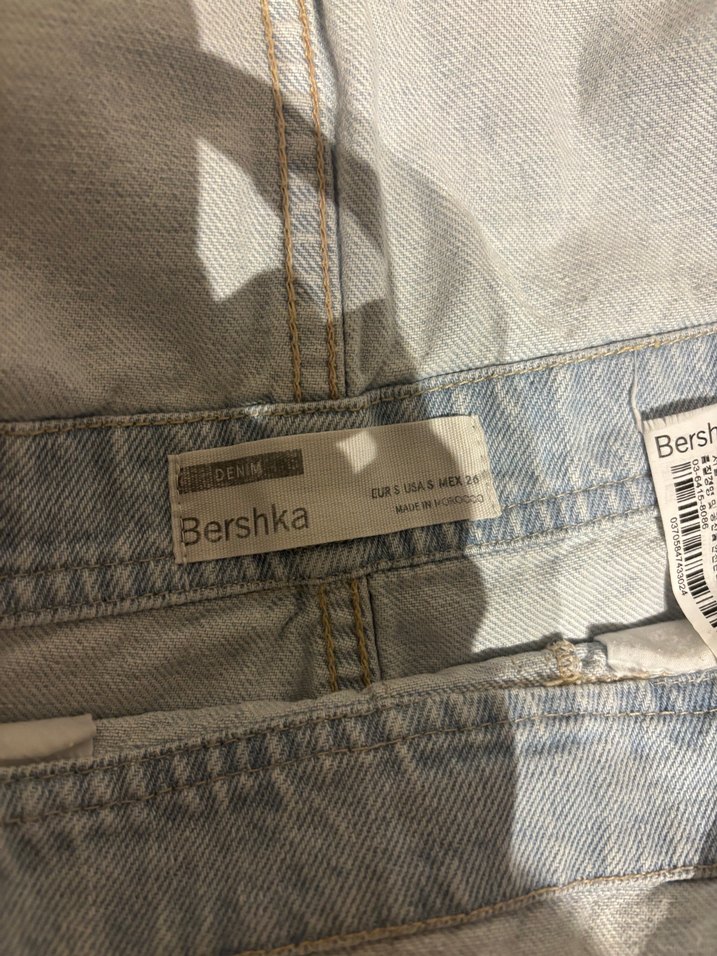 Bershka Kot Kısa Salopet - Görsel 3