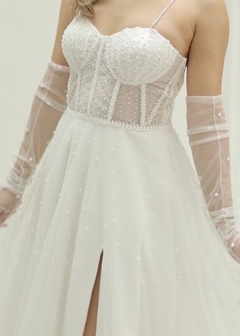 HELEN YIRTMAÇLI GELİNLİK - Görsel 4