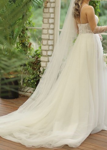 HELEN YIRTMAÇLI GELİNLİK - Görsel 2