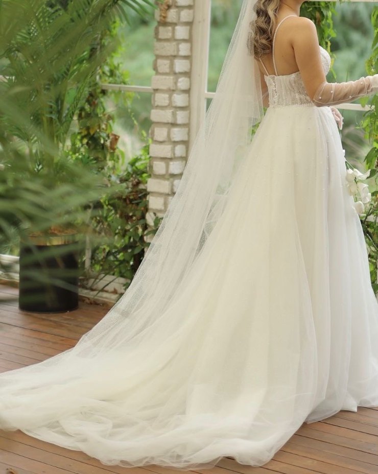 HELEN YIRTMAÇLI GELİNLİK - Görsel 2