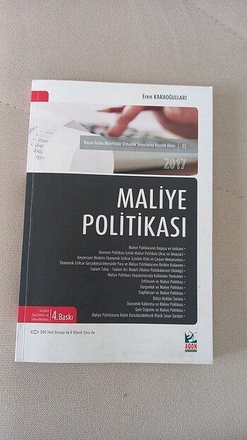 4.baskı maliye politikası kitabı