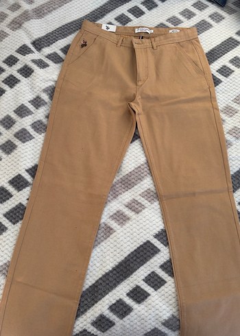 U.S Polo Assn. Bej Erkek Pantolon Us Polo
