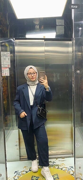 Diğer lacivert oversize bleazer