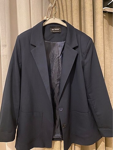 lacivert oversize bleazer