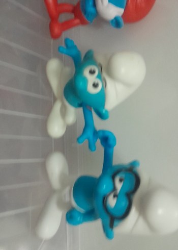 Renkli Mavi Şirinler Figürleri set - Görsel 4