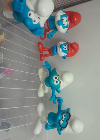 Renkli Mavi Şirinler Figürleri set - Görsel 3