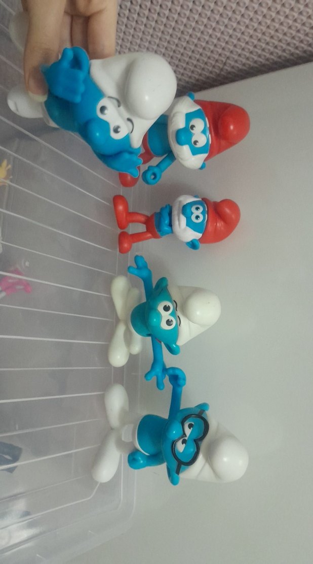 Renkli Mavi Şirinler Figürleri set - Görsel 2