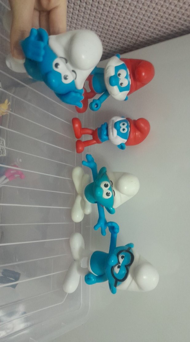 Renkli Mavi Şirinler Figürleri set - Görsel 3